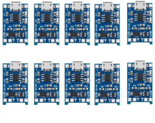 Micro Usb TP4056 5V 1A Korumalı Lityum Pil Şarj Devresi Powerbank
