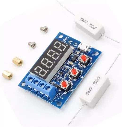 ZB2L3 Akü 18650 Lityum Pil Kapasite Ölçer Test Cihazı 1.5-15V 3A