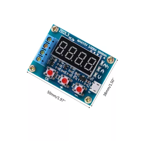 ZB2L3 Akü 18650 Lityum Pil Kapasite Ölçer Test Cihazı 1.5-15V 3A ZB2L3 Akü 18650 Lityum Pil Kapasite Ölçer Test Cihazı 1.5-15V 3A