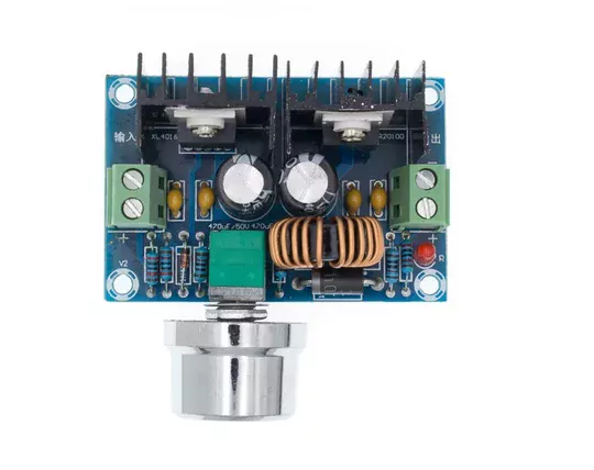 XL4016 Potlu Ayarlanabilir 8A Güç Kaynağı Voltaj Düşürücü XH-M401