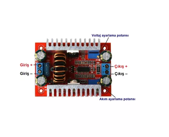 400W 15A 10-60V DC-DC Çevirici Step-Up Booster Voltaj Yükseltici 400W 15A 10-60V DC-DC Çevirici Step-Up Booster Voltaj Yükseltici