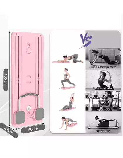 Pilates Aleti – Zamanlayıcılı, Direnç Bantlı Çok Amaçlı Egzersiz Tahtası Pilates Aleti – Zamanlayıcılı, Direnç Bantlı Çok Amaçlı Egzersiz Tahtası