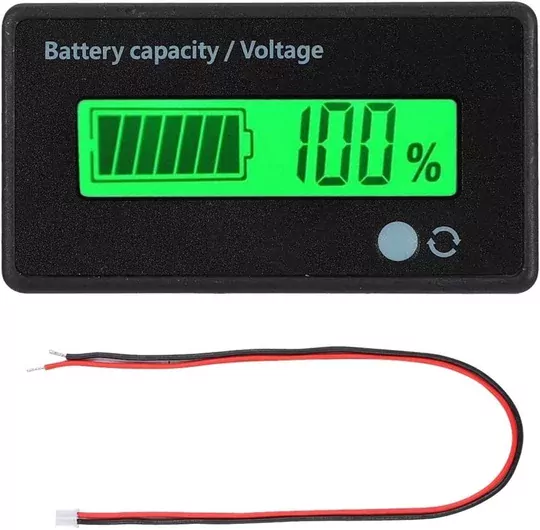 6V-73V Asit Kurşun Lityum Pil Test Kapasite Göstergesi Voltmetre