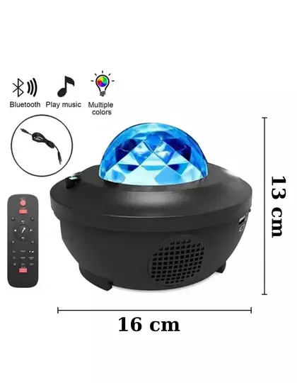 Yıldızlı Projektör Tavan Bulutsu Galaxy Lazer Işıklı Disko Topu Bluetooth Hoparlör Parti Led Lambası Yıldızlı Projektör Tavan Bulutsu Galaxy Lazer Işıklı Disko Topu Bluetooth Hoparlör Parti Led Lambası