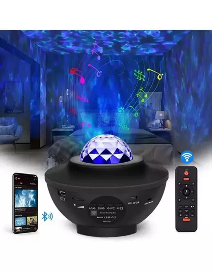 Yıldızlı Projektör Tavan Bulutsu Galaxy Lazer Işıklı Disko Topu Bluetooth Hoparlör Parti Led Lambası Yıldızlı Projektör Tavan Bulutsu Galaxy Lazer Işıklı Disko Topu Bluetooth Hoparlör Parti Led Lambası