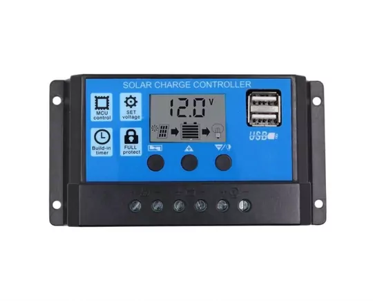 20A Dijital Solar Şarj Akü Kontrol Paneli Güneş Enerjisi USB