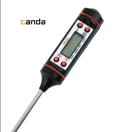 Dijital LCD Gıda Termometresi Yemek Mutfak Termometre Pil Hediye