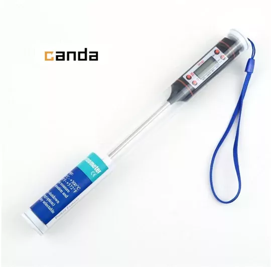 Dijital LCD Gıda Termometresi Yemek Mutfak Termometre Pil Hediye