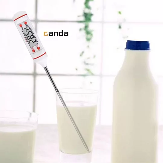 Dijital LCD Süt Termometresi Daldırmalı Termometre Mama