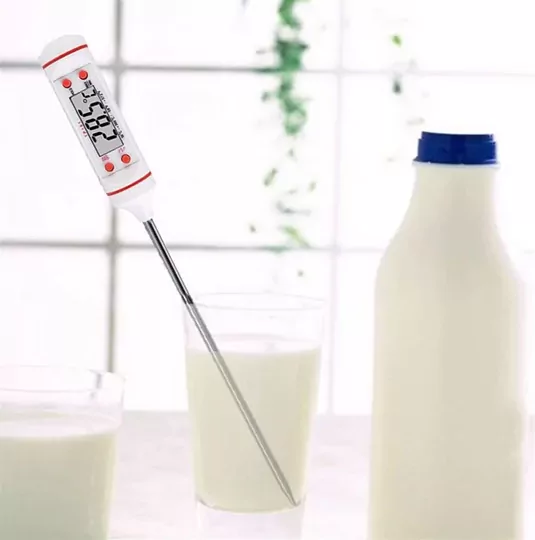 Dijital LCD Süt Termometresi Daldırmalı Termometre Mama