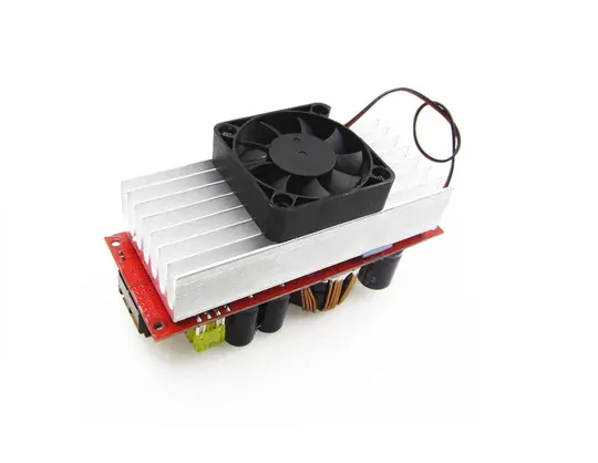 DC DC 12V-90V Voltaj Yükseltici 40A 1800W Kurulu Soğutmalı Fanlı