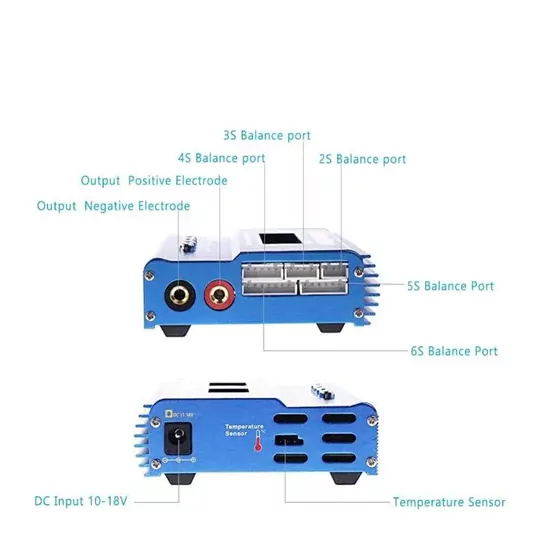 iMAX B6 80W RC Lityum Pil Şarj Cihazı Adaptörlü Seçeneğiyle