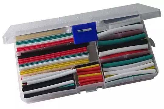 140 Parça Kutulu Heat Shrink Makaron Daralan Kablo Tamir Seti