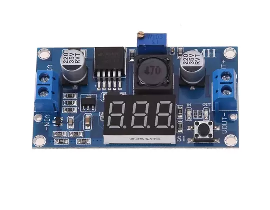 LED Voltmetreli LM2596 3A DC-DC Ayarlanabilir Voltaj Düşürücü LED Voltmetreli LM2596 3A DC-DC Ayarlanabilir Voltaj Düşürücü
