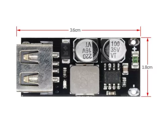 QC3.0 Hızlı Şarj Devresi DC-DC 6-32V Step Down Voltaj Regülatörü QC3.0 Hızlı Şarj Devresi DC-DC 6-32V Step Down Voltaj Regülatörü