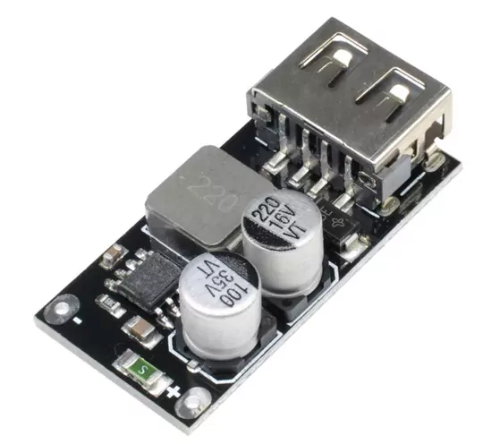 QC3.0 Hızlı Şarj Devresi DC-DC 6-32V Step Down Voltaj Regülatörü QC3.0 Hızlı Şarj Devresi DC-DC 6-32V Step Down Voltaj Regülatörü