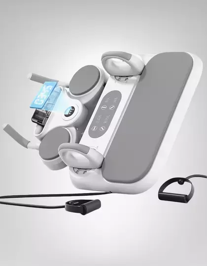 Ev Tipi Tekerlekli Pilates & Fitness Egzersiz Istasyonu | Şınav, Mekik, Direnç Bandı, Spor Aleti