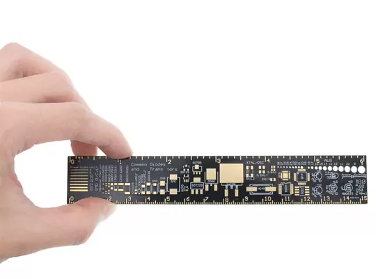 PCB Referans Cetveli 15CM PCB Cetvel Elektronik Mühendisleri İçin