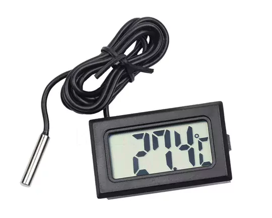 Problu Dijital Termometre LCD Ekran Mutfak Kuluçka İç Dış Mekan Problu Dijital Termometre LCD Ekran Mutfak Kuluçka İç Dış Mekan