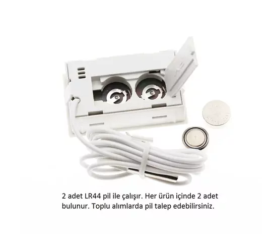 Problu Dijital Termometre LCD Ekran Mutfak Kuluçka İç Dış Mekan Problu Dijital Termometre LCD Ekran Mutfak Kuluçka İç Dış Mekan