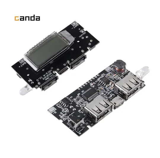 Çift USB Çıkışlı Ekranlı Powerbank Devresi Şarj Edebilir 5V 2.1A