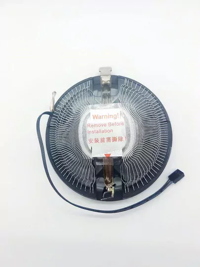 INTEL & AMD Bakır Tabanlı 12CM 1400 RPM Işıklı İşlemci Fanı 4 Pin