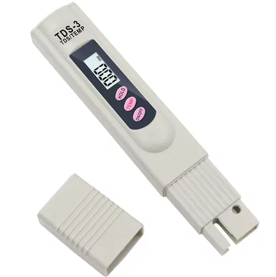 TDS Metre Su Kalite Test Ölçüm Cihazı Saflık Ölçer Pil + Kılıf