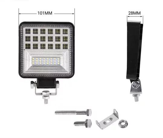 42 LED Combo Aydınlatma Off Road Tekne Çalışma Lambası 126W