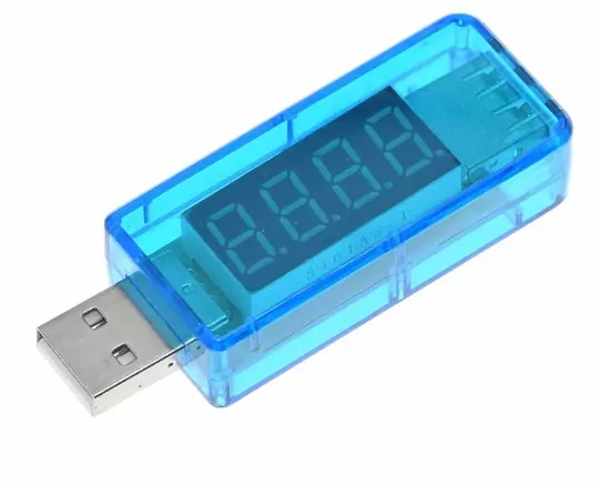 Led Göstergeli USB Voltmetre Ampermetre Volt Amper Gerilim Ölçer