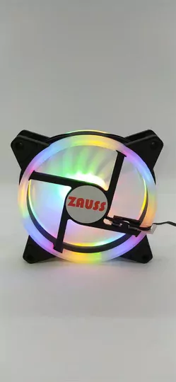 ZR-200 Rainbow Rgb Kasa Mining Fanı 12CM Renkli Gökkuşağı Fanı İç ve Dış Aydınlatmalı 0.3A