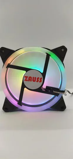 ZR-400 İçi ve Dışı Hareketli Yanan Rainbow Rgb Kasa Mining Fanı 12CM Renkli Gökkuşağı Fanı 0.3A