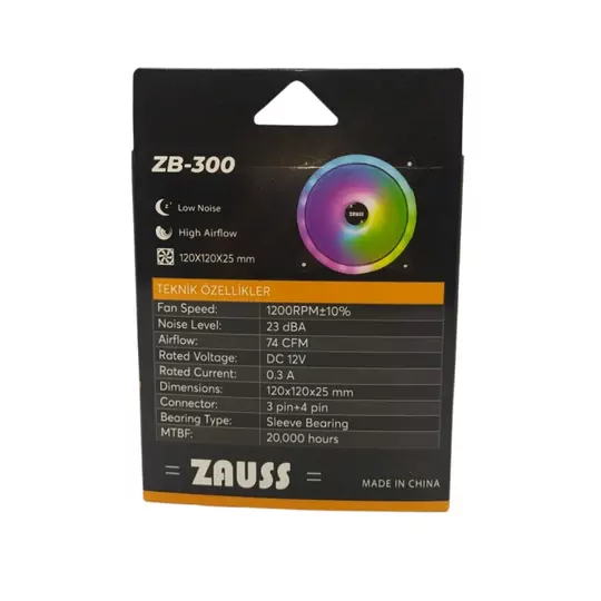 ZB-300 3 Renk Hareketli Rainbow Rgb Kasa Mining Fanı 12CM Fanı 0.3A ZB-300 3 Renk Hareketli Rainbow Rgb Kasa Mining Fanı 12CM Fanı 0.3A