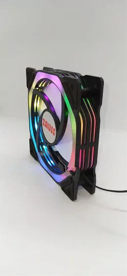 ZX-300 Sekizgen 3 Renk Hareketli Rgb Kasa Mining Fanı 12CM Fanı 0.3A