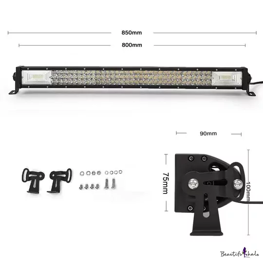 Off Road 3 Sıra 405W Çift Çakar Modlu Led Lamba Beyaz Ve Turuncu Flaşlı 135 LED 80CM Off Road 3 Sıra 405W Çift Çakar Modlu Led Lamba Beyaz Ve Turuncu Flaşlı 135 LED 80CM