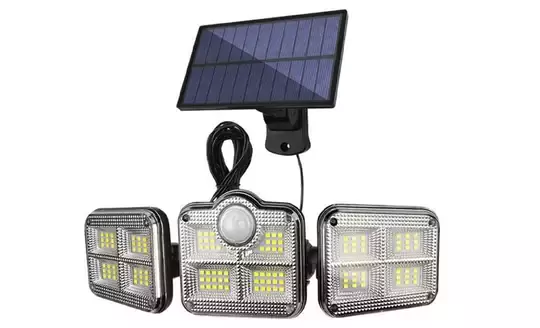 122 Led Solar Uzaktan Kumandalı 3 Modlu Bahçe Garaj Lambası
