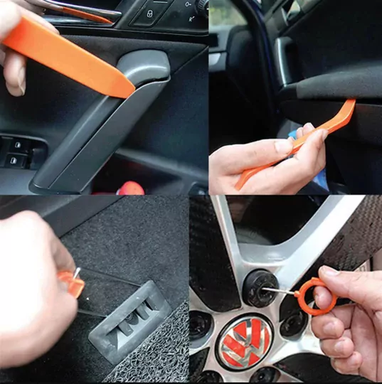 Çok Fonksiyonlu 12 Parça Oto Teyp Döşeme Trim Sökme Aparatı