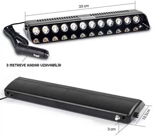 S12 12V Çakmaklık Girişli Cam Içi Vantuzlu Polis Çakar Ledi Kırmızı Mavi Beyaz 12 Ledli S12 12V Çakmaklık Girişli Cam Içi Vantuzlu Polis Çakar Ledi Kırmızı Mavi Beyaz 12 Ledli