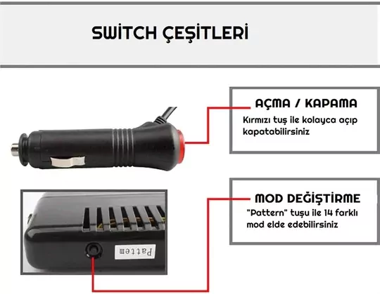 S12 12V Çakmaklık Girişli Cam Içi Vantuzlu Polis Çakar Ledi Kırmızı Mavi Beyaz 12 Ledli S12 12V Çakmaklık Girişli Cam Içi Vantuzlu Polis Çakar Ledi Kırmızı Mavi Beyaz 12 Ledli