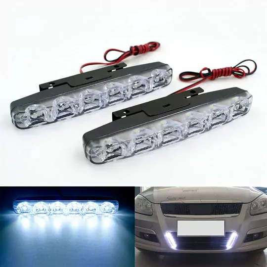 12V Güçlendirilmiş Gövdeli Su Geçirmez 18W Gündüz Ledi 6 LEDli Beyaz Renk Sis Farı 12V Güçlendirilmiş Gövdeli Su Geçirmez 18W Gündüz Ledi 6 LEDli Beyaz Renk Sis Farı