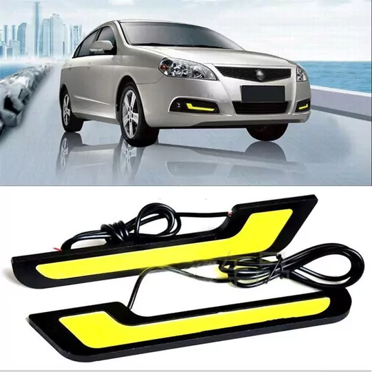 DC 12V Su Geçirmez L Model Gündüz Ledi Beyaz Sis Gündüz Farı 5W