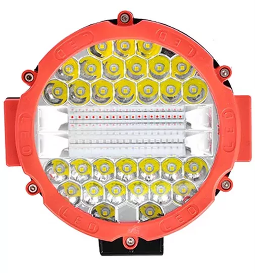 3 Modlu 3 Renk Kombo 51w Siyah Yuvarlak Off Road 12/24v Çalışma Tekne Lambası