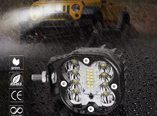 12 Led 36w Su Geçirmez Off Road Çalışma Tekne Lambası