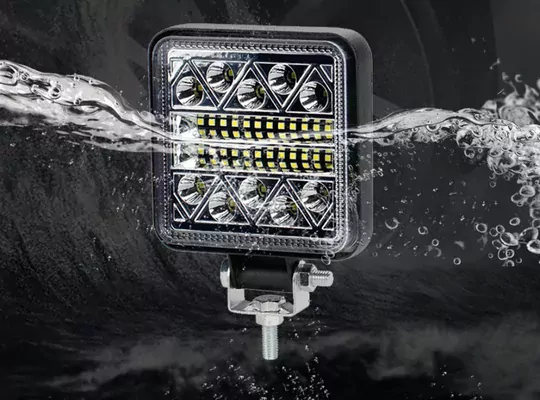 34LED Kombo Kare Su Geçirmez Off Road Tekne Çalışma Lambası