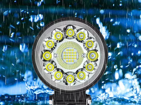 33Led  12-24v Yuvarlak Spot SMD Off Road Tekne Çalışma Lambası
