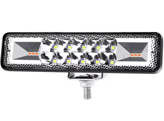 48W Turuncu Beyaz Turuncu 16LED Off Road Tekne Çalışma Lambası