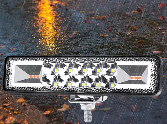48W Turuncu Beyaz Turuncu 16LED Off Road Tekne Çalışma Lambası 48W Turuncu Beyaz Turuncu 16LED Off Road Tekne Çalışma Lambası