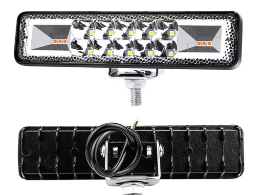 48W Turuncu Beyaz Turuncu 16LED Off Road Tekne Çalışma Lambası 48W Turuncu Beyaz Turuncu 16LED Off Road Tekne Çalışma Lambası