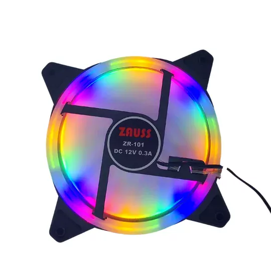 Molex Girişli Sessiz Renkli Fan 12cm Rainbow Kasa Fanı RGB 120mm Fan