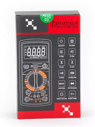 Dijital Multimetre Led Ekranlı Avometre Ölçü Aleti