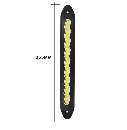 Ayarlanabilir Esnek Zikzak Cob Led Su Geçirmez Gündüz Ledi Beyaz Drl Farı Dc 12v
